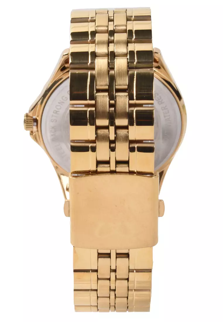 Mirage - Jam Tangan Pria - Gold - Stainless Steel - 8709M-C