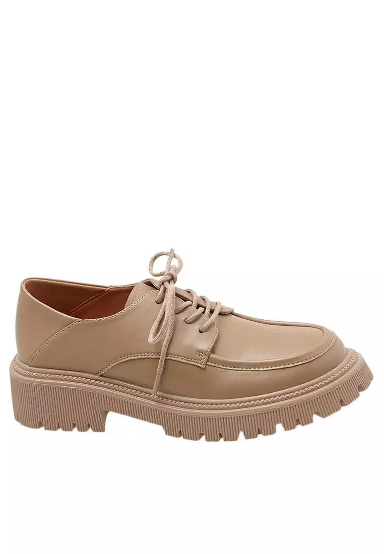 Discount on Twenty Eight Shoes  shoes - SKU: Platform Microfiber Leather Derby Tld9055-3