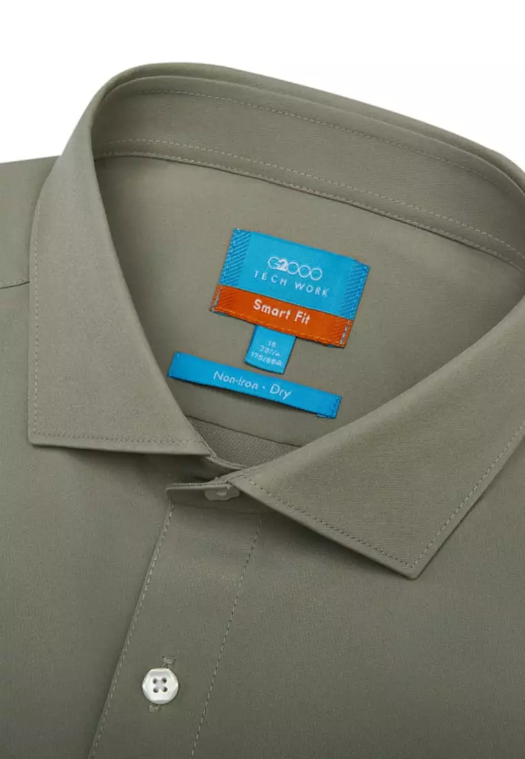 Non-Iron Quick Dry Smart Fit Poplin Shirt