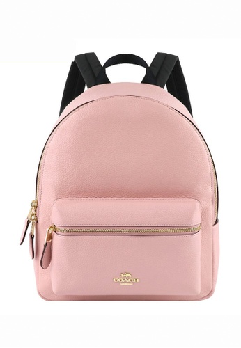 coach pink backpack