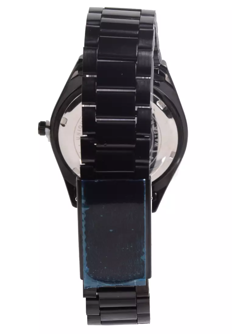 Viral Jam Tangan Analog Pria - Black Case Silver Dial - VR024