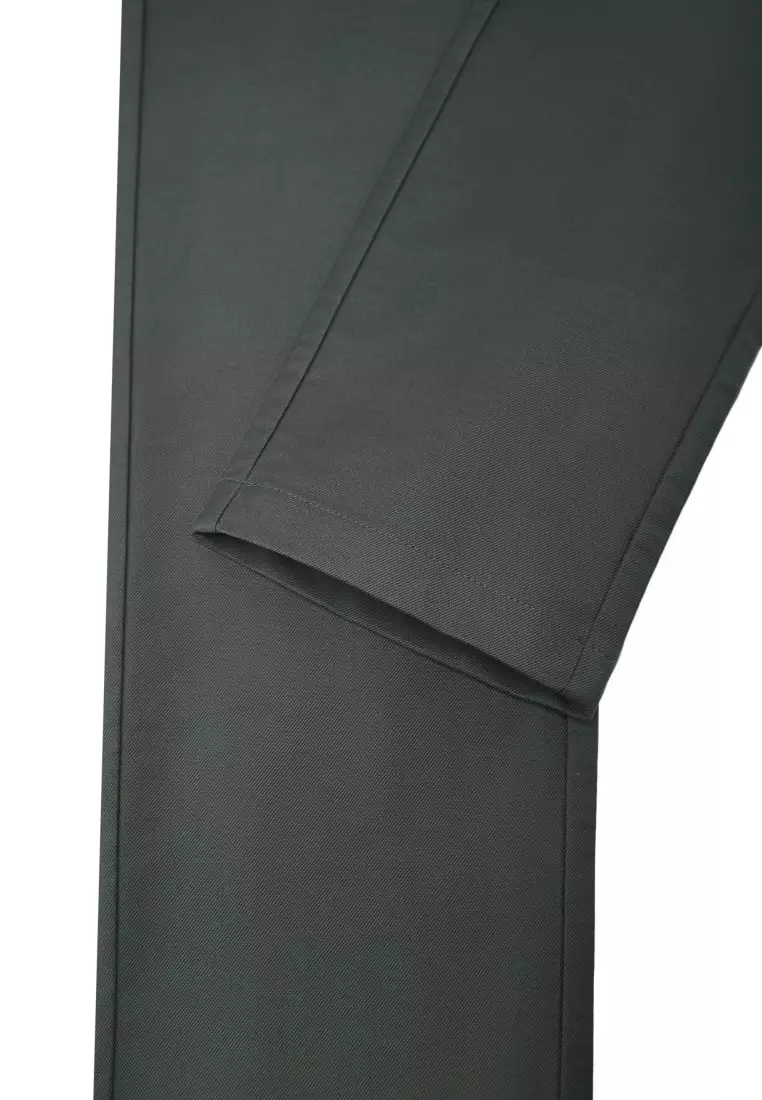G2000 Cotton Blend Slim Tapered Fit Twill Casual Pants