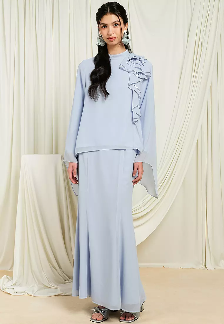 Adra Ruffles Kurung Set