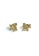 FAWNXFERN gold Hammered Irregularity Stud Earrings 5C1C0ACBE10706GS_1