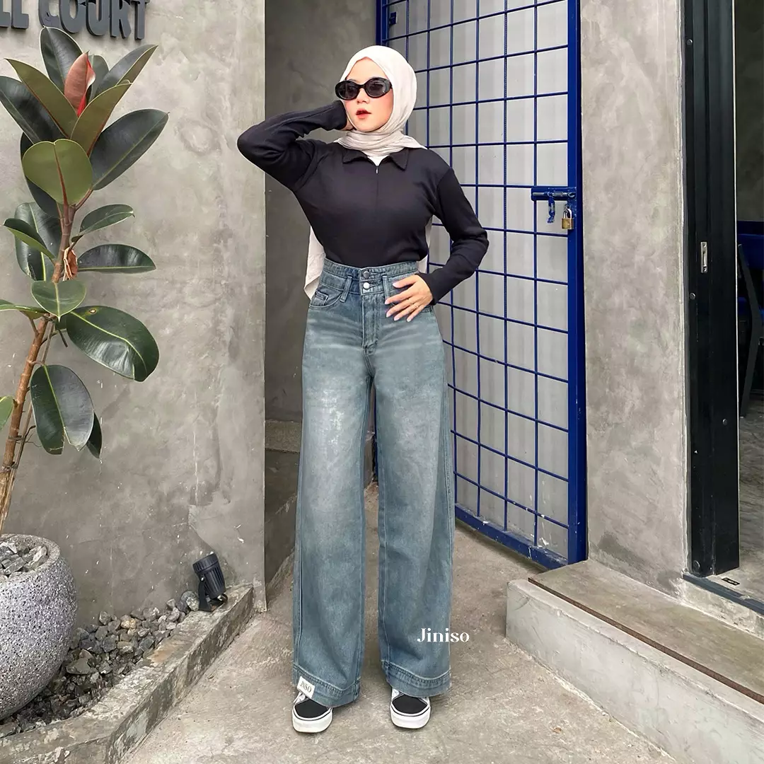 Ultra Highwaist Baggy Loose Jeans 666 OVERTIME