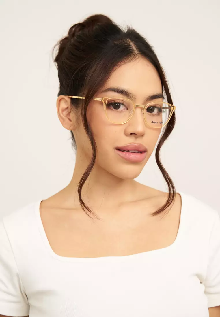 AA8021 (C6-Nude / Gold) Anti-Radiation Computer Eyeglasses for Men/Women