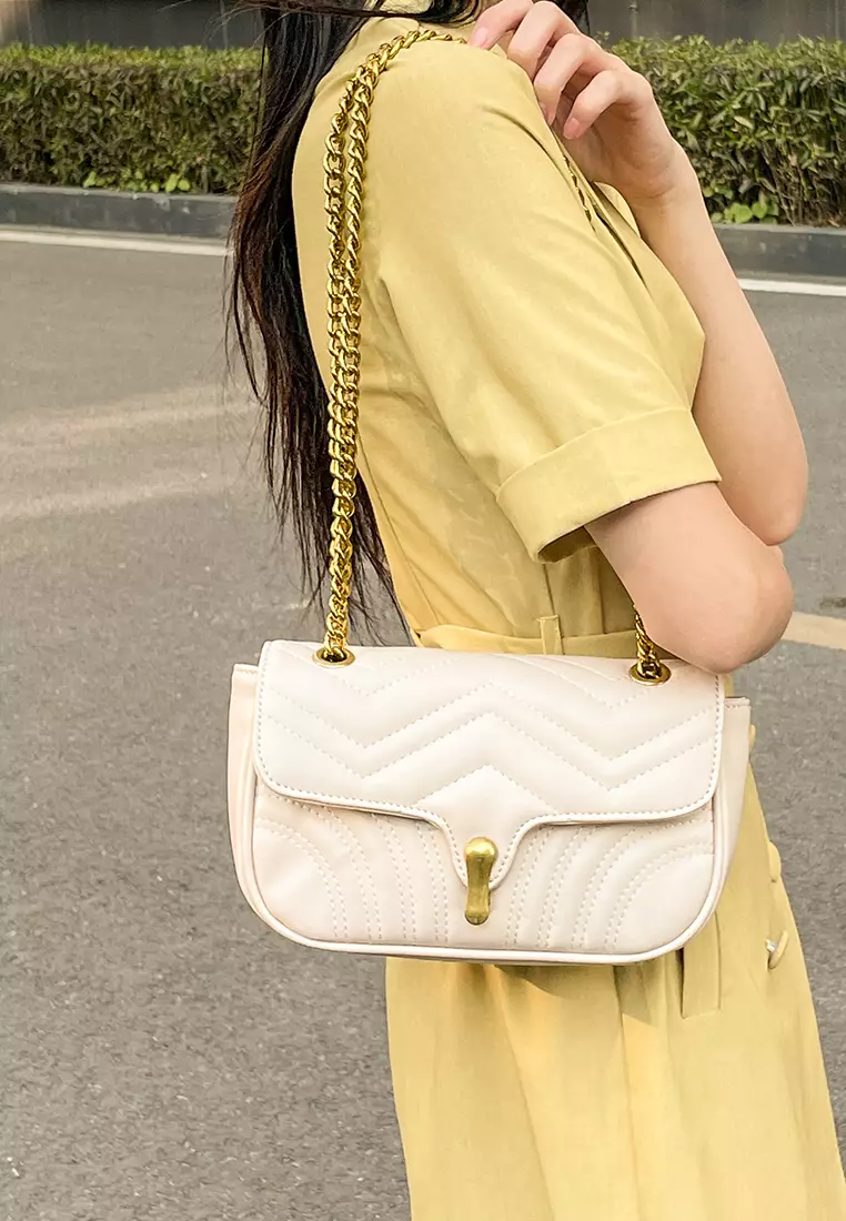 GYKACO CILLA Khaki - Tas Selempang Wanita - Fashion Sling bag (Import)