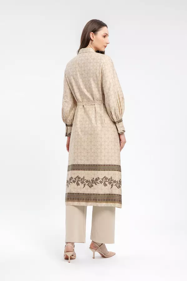 MINIMAL - Faadz - Geometric Print Shirt Dress - Beige -  Roger Danuarta & Cut Meyriska for Manzone & Minimal