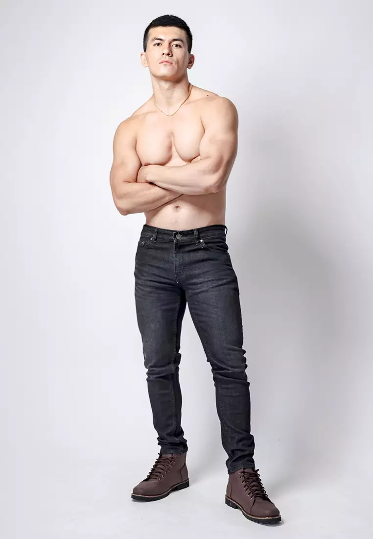 Slim Fit Jeans Black Panther