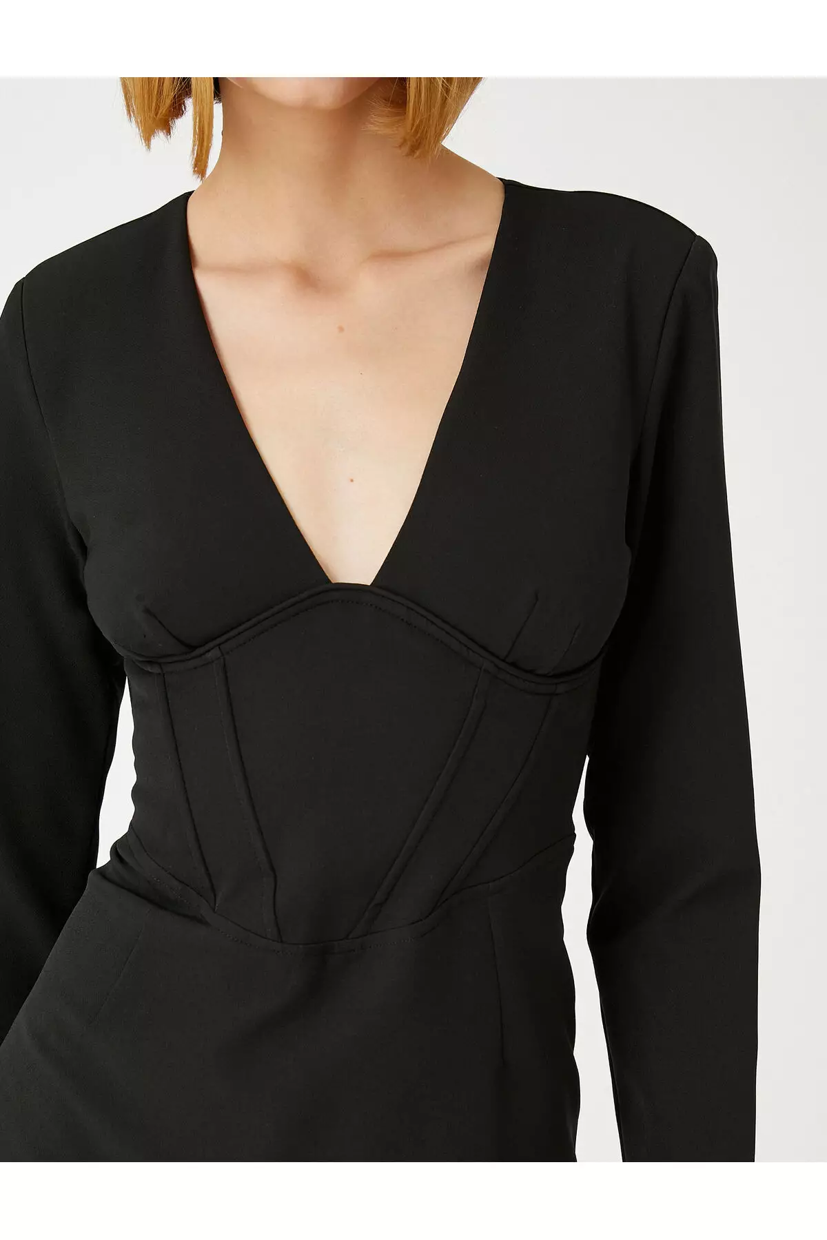 Corset Look Mini Evening Dress