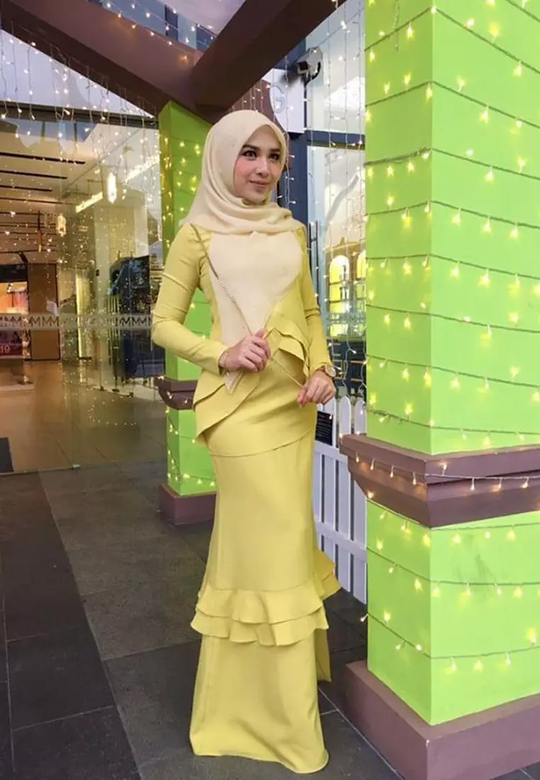 Vecona Kurung Modern in Yellow