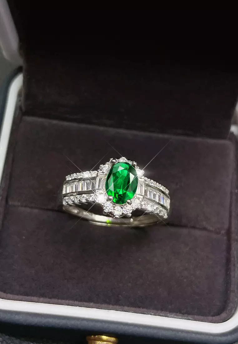 Cincin Wanita Berlian Original Perhiasan Elegan Fashion Cincin Cewek Tunangan Rings