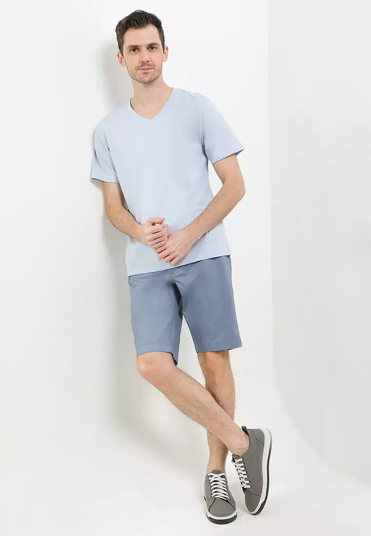 Giordano Men's Cotton Twill Shorts 0110520291