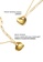 CELOVIS gold CELOVIS - Dear Love Engravable Heart Pendant Necklace in Gold C37DCAC0DC5D63GS_4