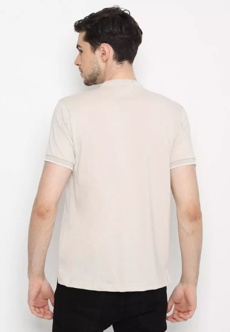 Matsuda Kaos Polos 20s Kragh Shanghai Pria Nakatsu