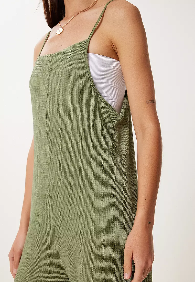 Strappy Crop Jumpsuit