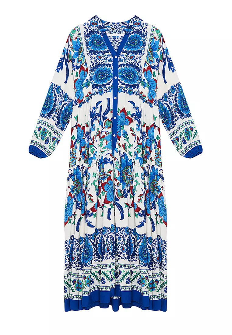 Printed Maxi Dress