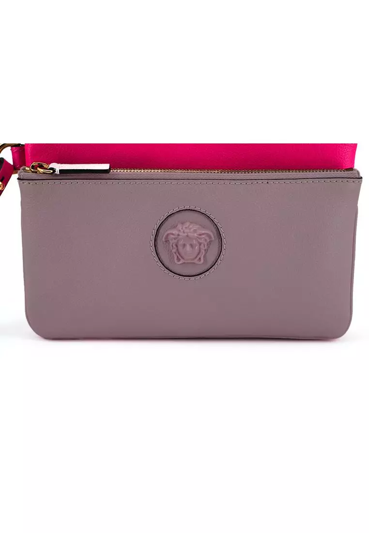 Versace leather pouch clearance