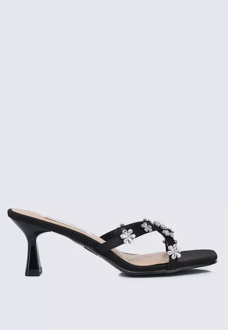 Discount on My Ballerine  shoes - SKU: My Ballerine Alyssa Comfy Heels In Black