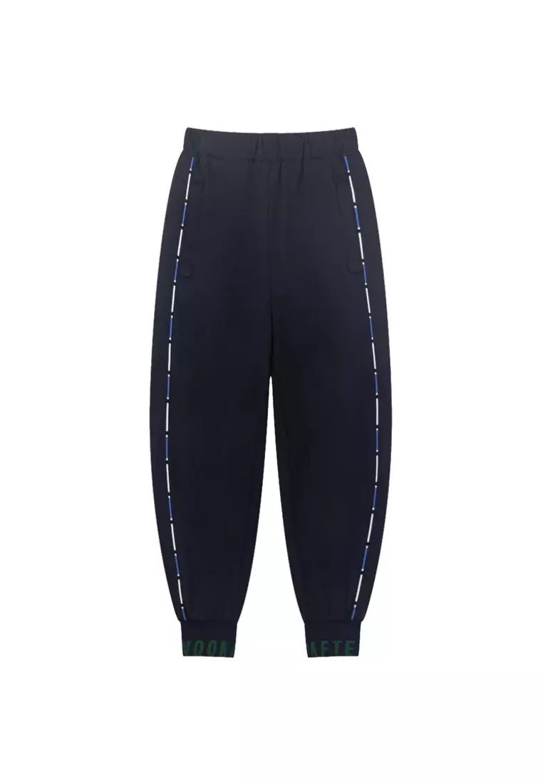 马拉丁男针织长裤藏青色夏季裤