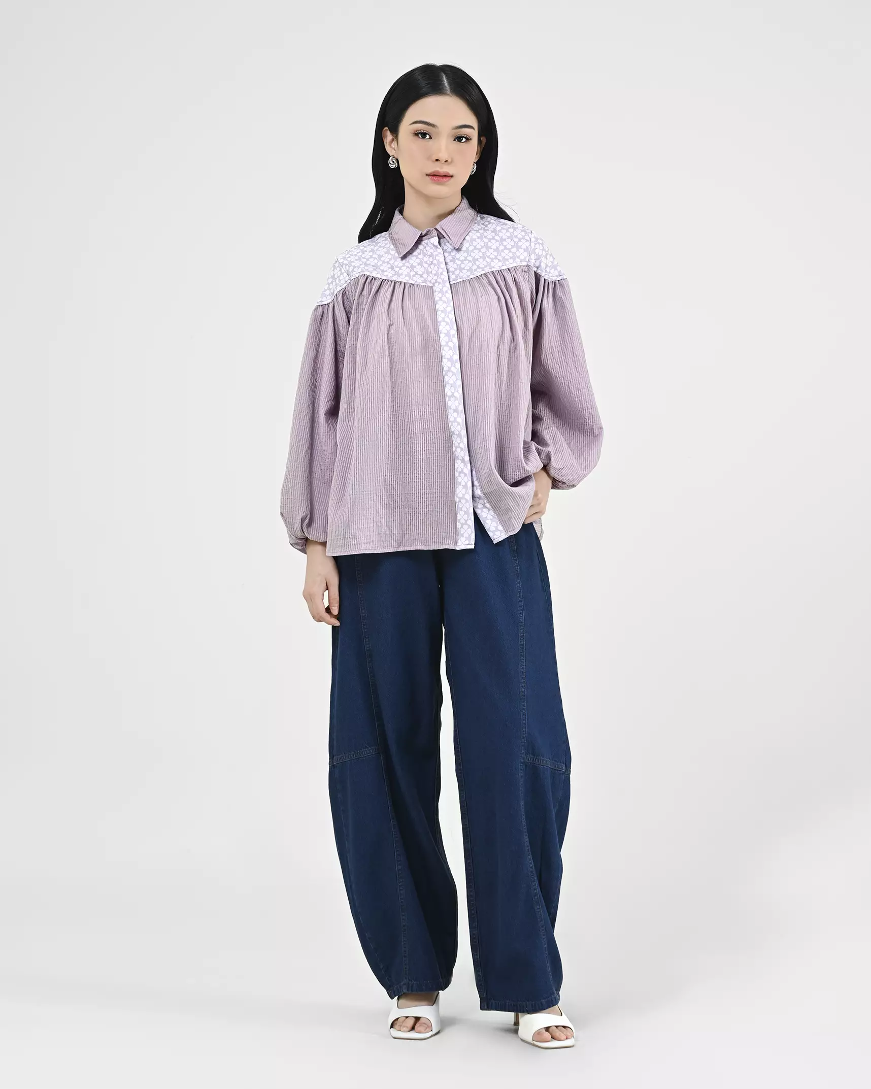 Geulis.id CLONI SHIRT - Purple