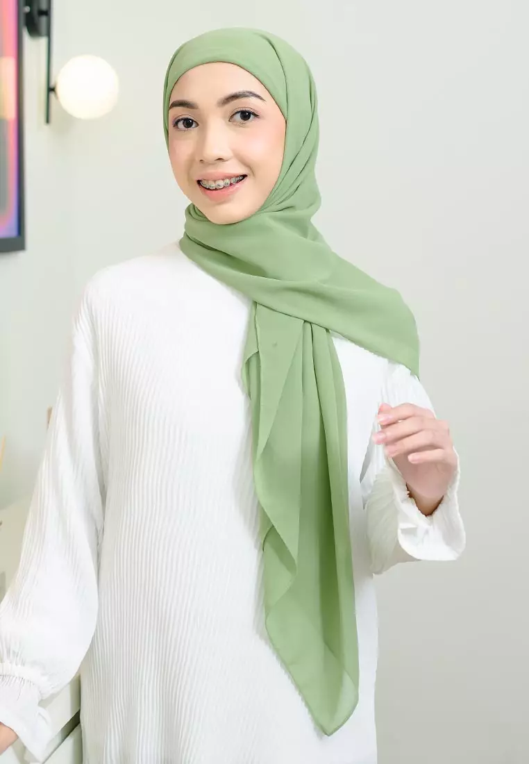 Bawal Inner Square Green Pastel