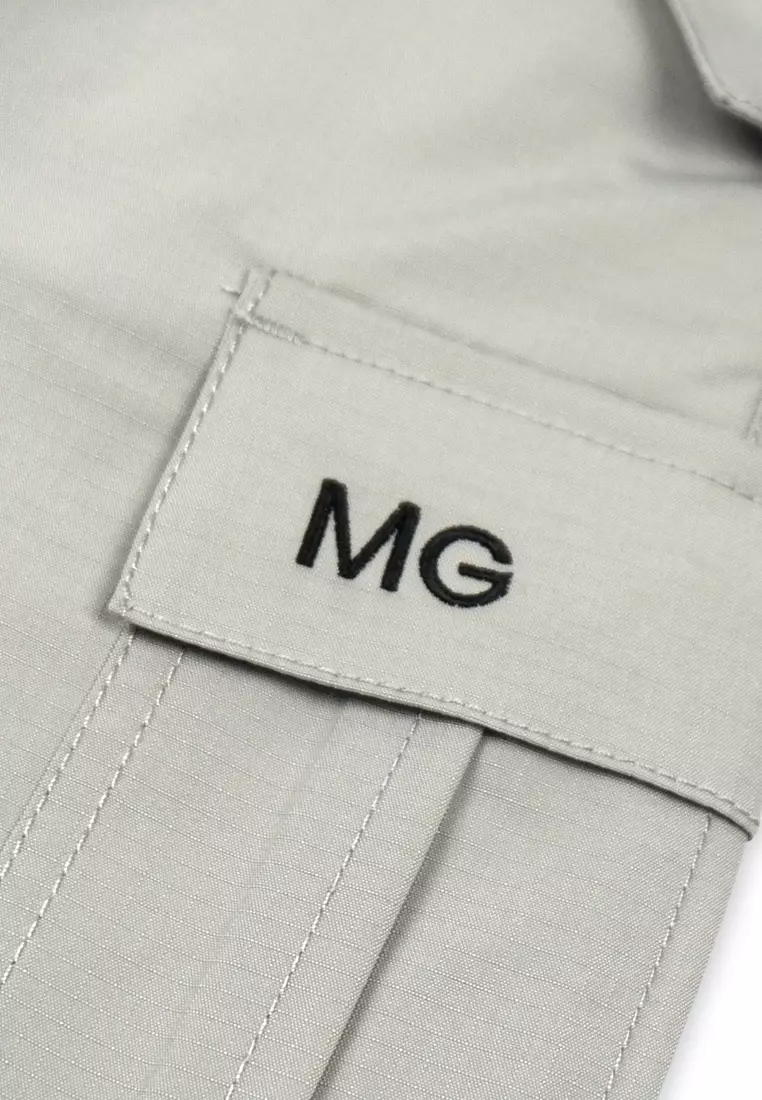 Boys Cargo Jogger Pants with Embroidery Details