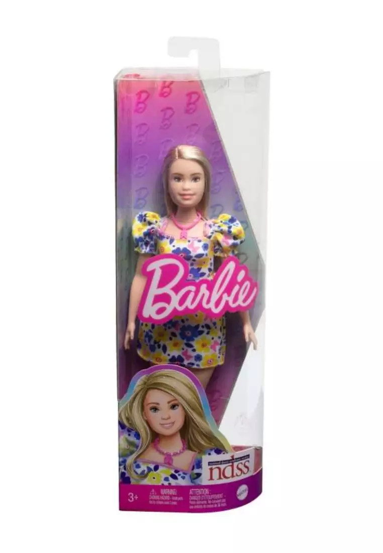 Buy Barbie Barbie Fashionistas Doll #208, Barbie Doll With Down Syndrome Wearing Floral Dress