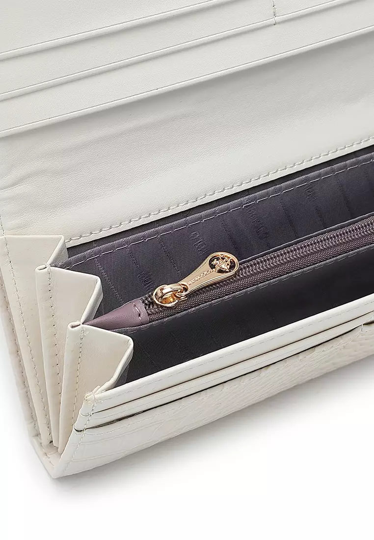 Women's Long Purse / Wallet - Beige