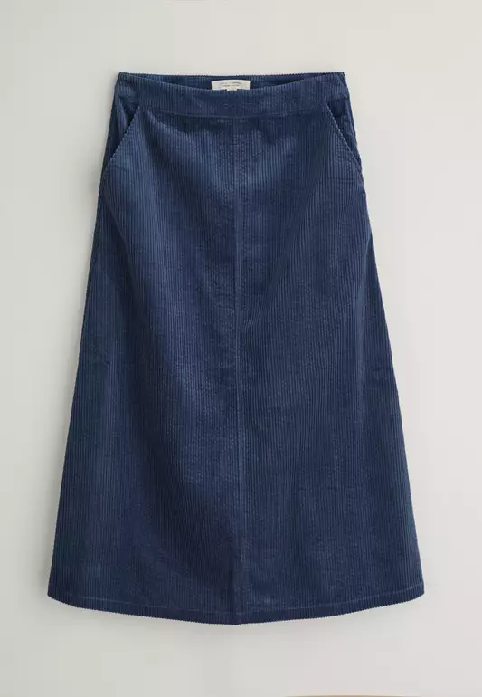 Seasalt Cornwall Navy Window Wren Skirt