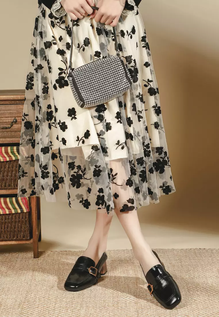 4CM Buckle Leather Loafer TE6988-5