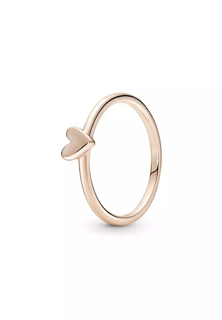 Buy PANDORA Pandora 14k Rose Gold Plated Freehand Heart Ring