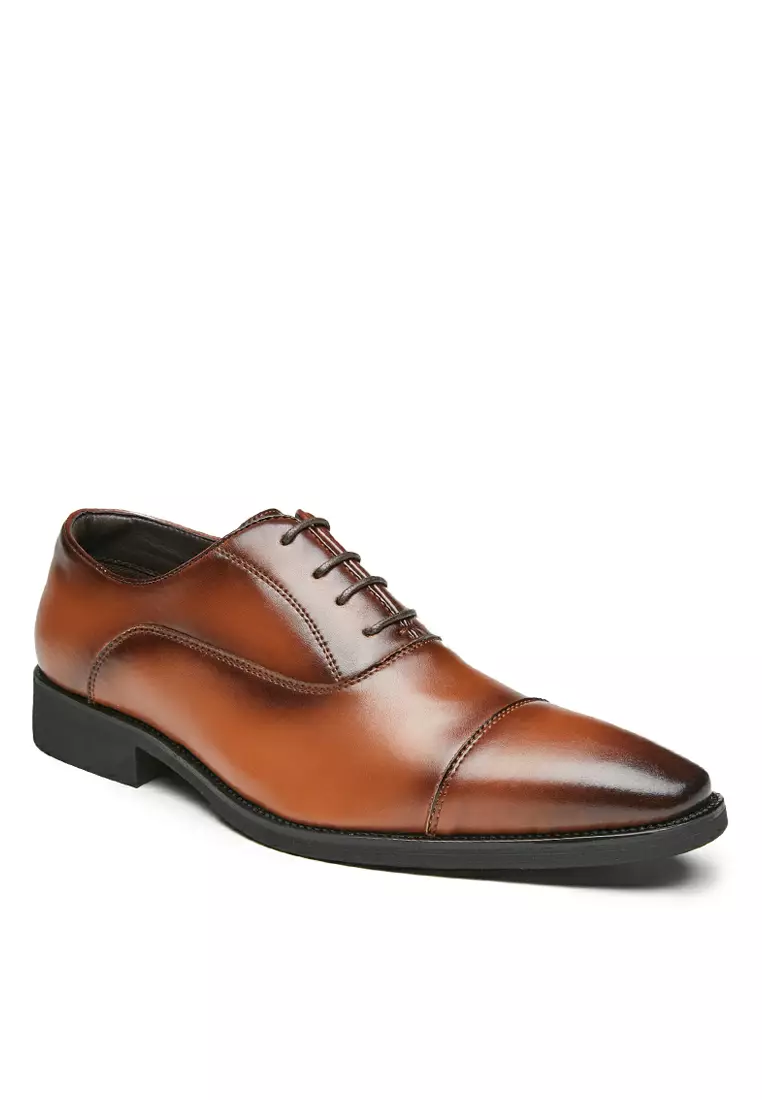 Leather Cap Toe Business Shoes KB22KB05