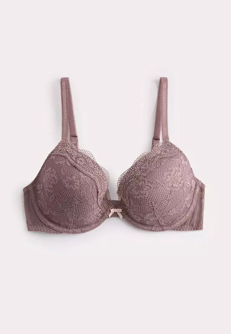 Jasmine Lace Wired Plunge Bra