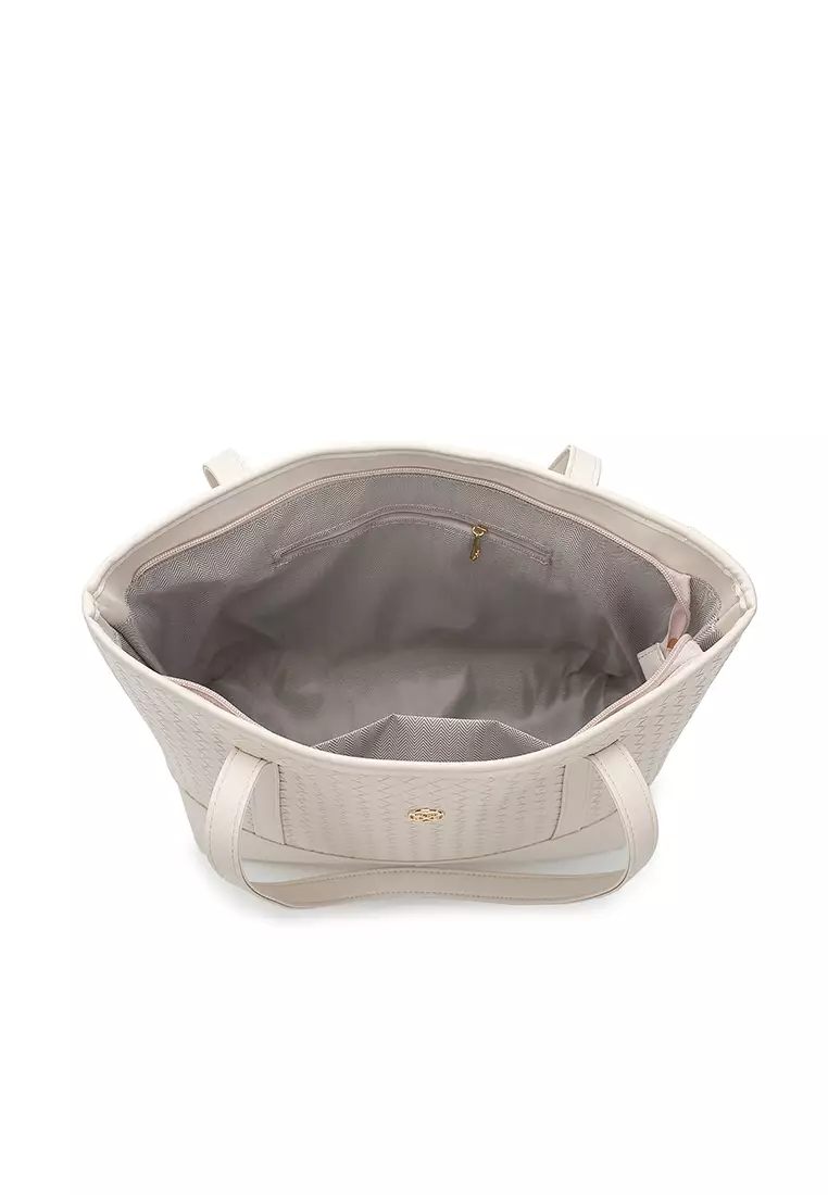 Women's Tote Bag / Shoulder Bag / Top Handle Bag - Grey