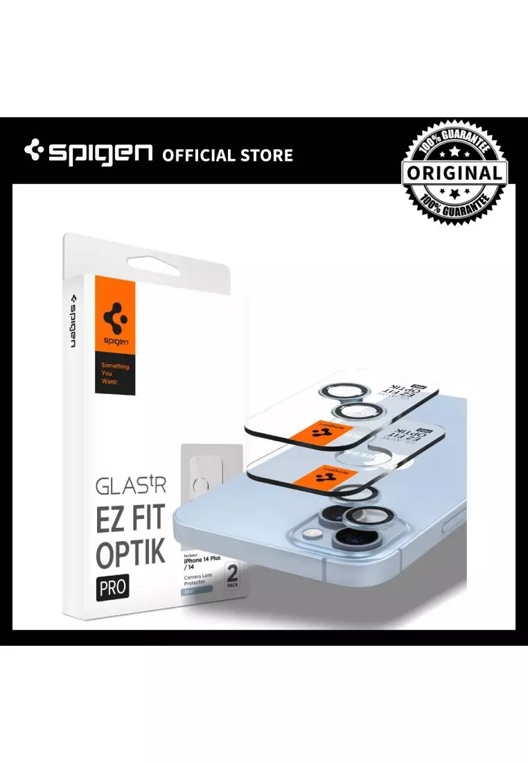 Buy Spigen Glas tR EZ Fit Optik Pro Lens (2 Pack) Blue for iPhone 14 Plus /  iPhone 14 2024 Online