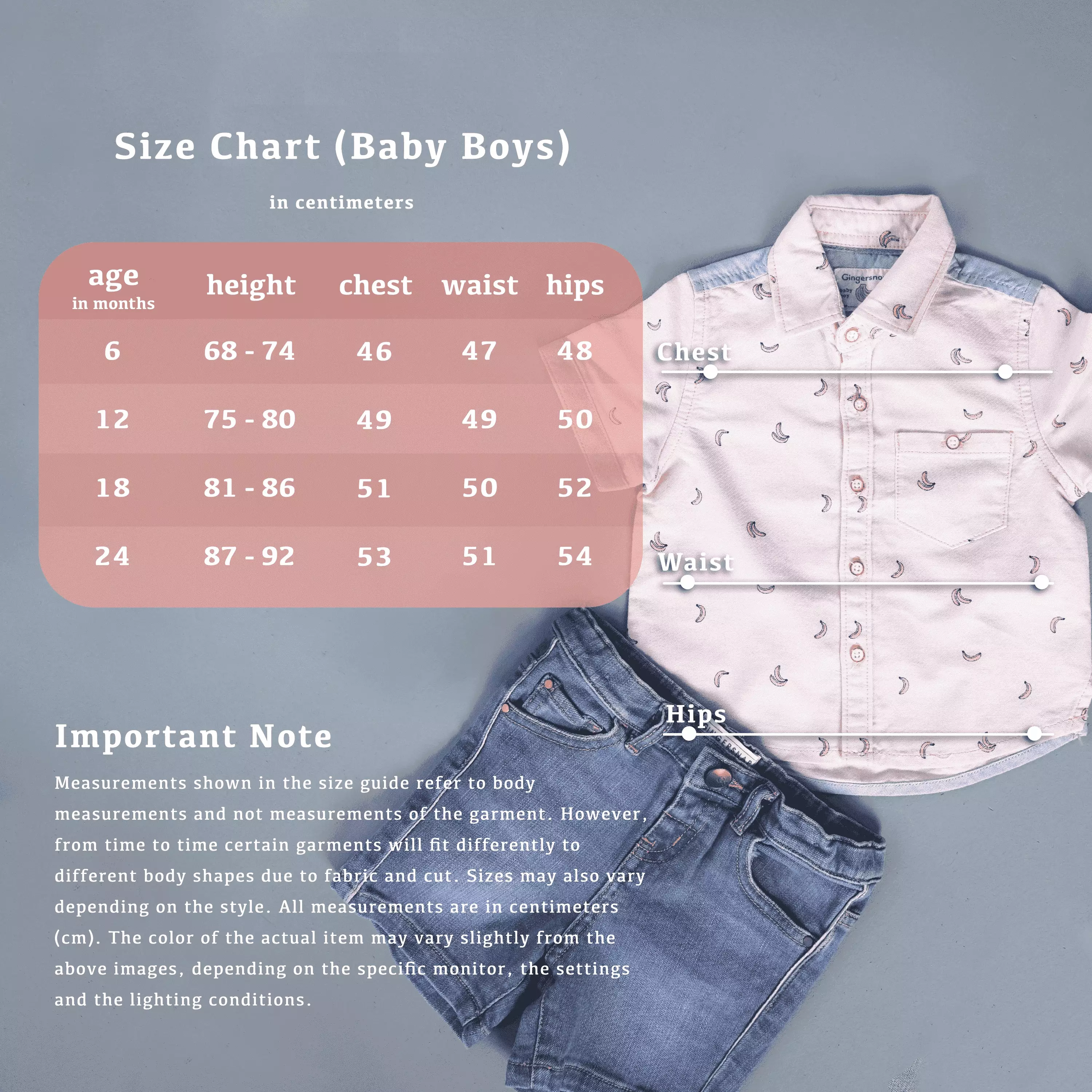 Gingersnaps Baby Coastal Swish Woven - Kemeja Bayi Laki-laki (Pink)