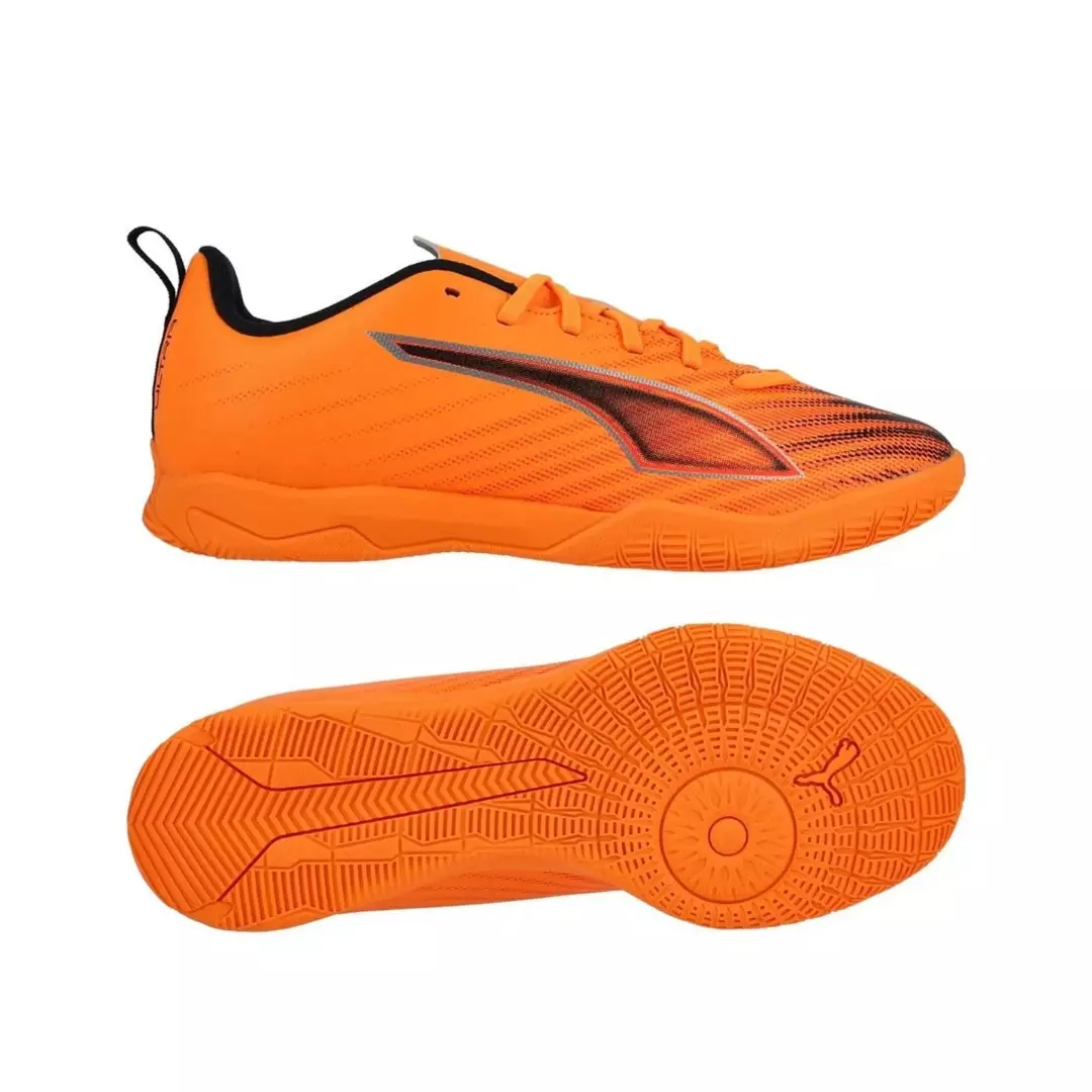PUMA Ultra 6 Play It Jr 10853803 - Sepatu Futsal Anak (Oranye)