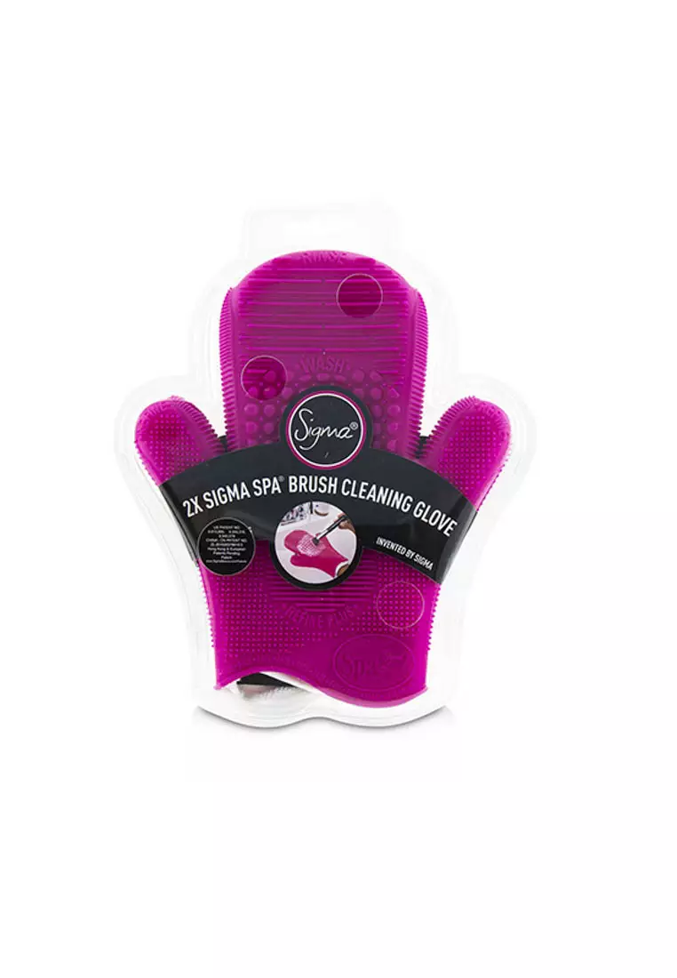 Sigma Beauty SIGMA BEAUTY - 2X Sigma Spa Brush Cleaning Glove - # Pink ...