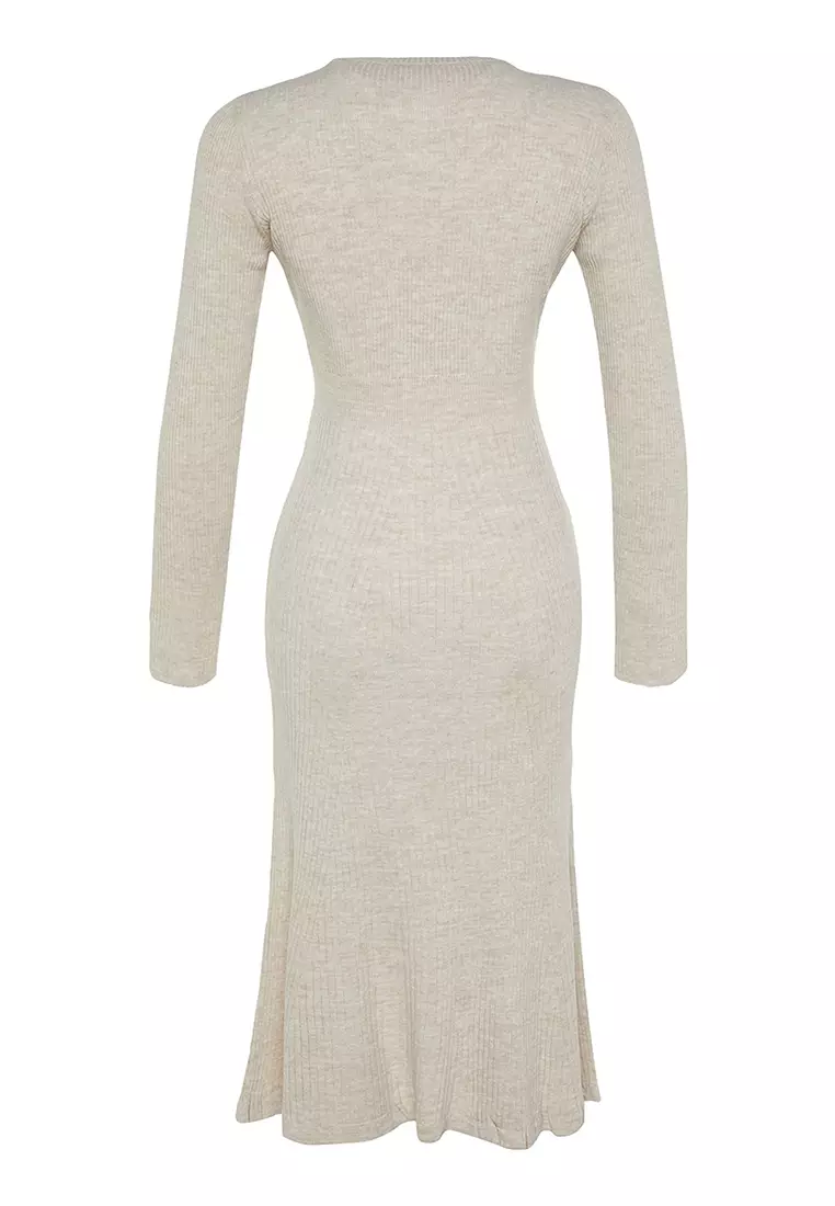 Trendyol Midi Knitwear Crew Neck Dress 2024 | Buy Trendyol Online ...