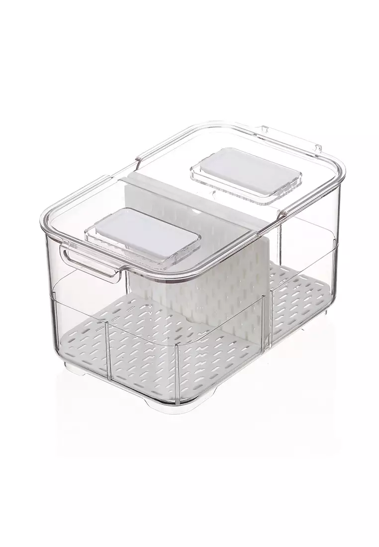 Buy MakeRoom 2-Layer Storage Box With Draining Board 2023 Online ...