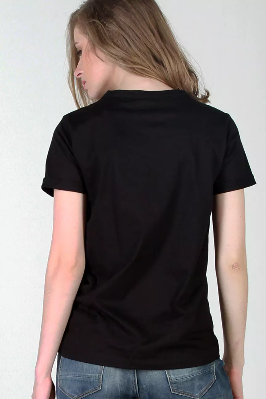 Kaos Wanita Busy Black