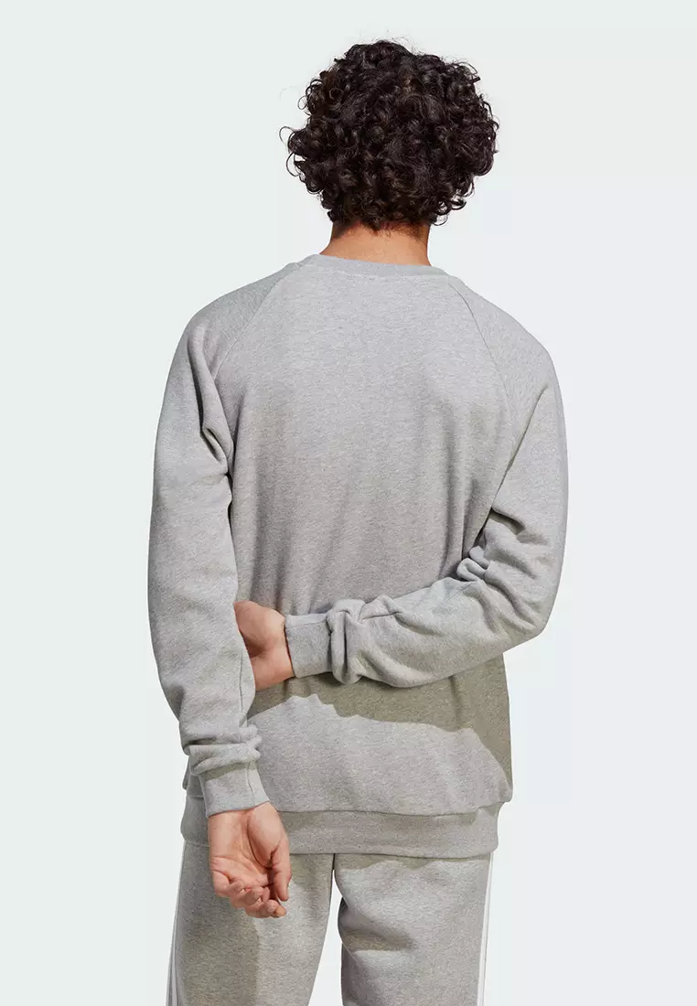 ADIDAS Adult MALE ADICOLOR CLASSICS TREFOIL CREWNECK SWEATSHIRTS