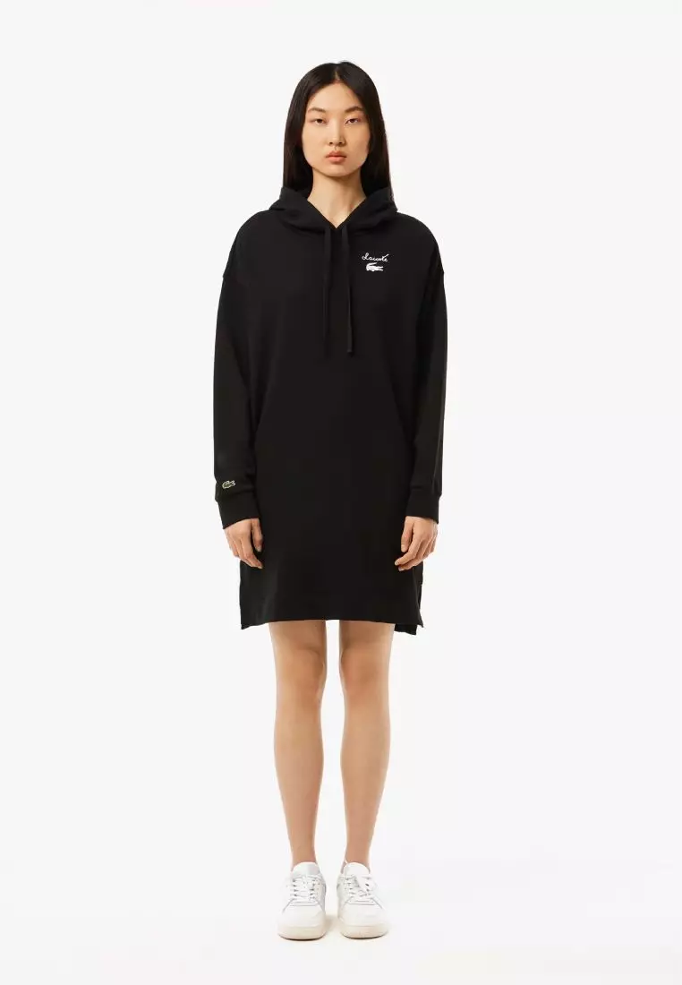 Buy Lacoste Oversized Logo Sweatshirt Dress Online | ZALORA Malaysia