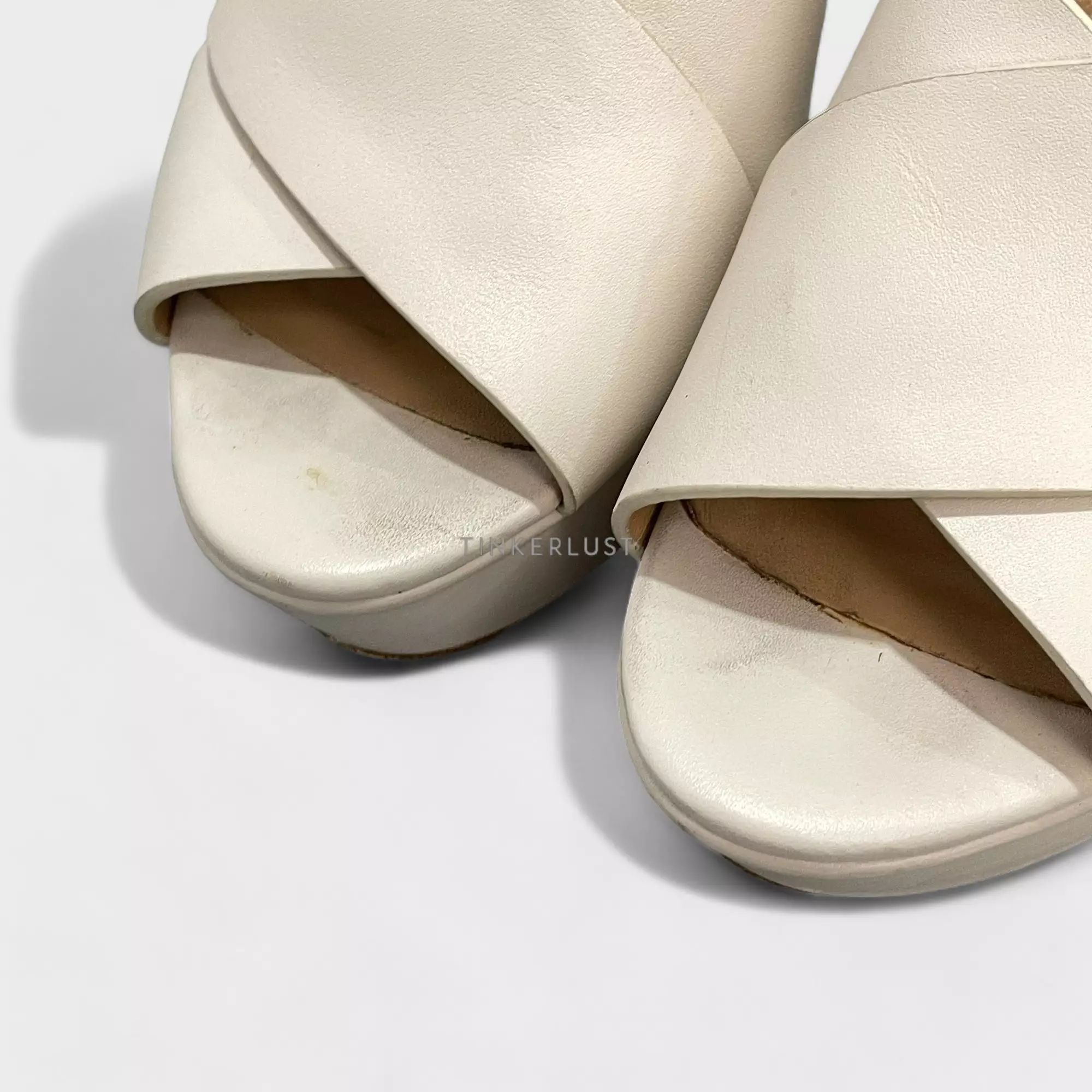 michael kors butterfly wedges