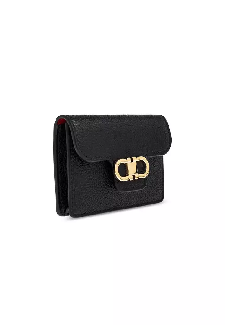 Gancini Key/Card Holder Black 785795