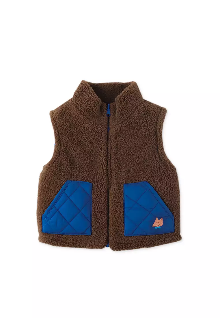 Buy Gingersnaps Baby Boys Reversible Sherpa Gilet 2025 Online