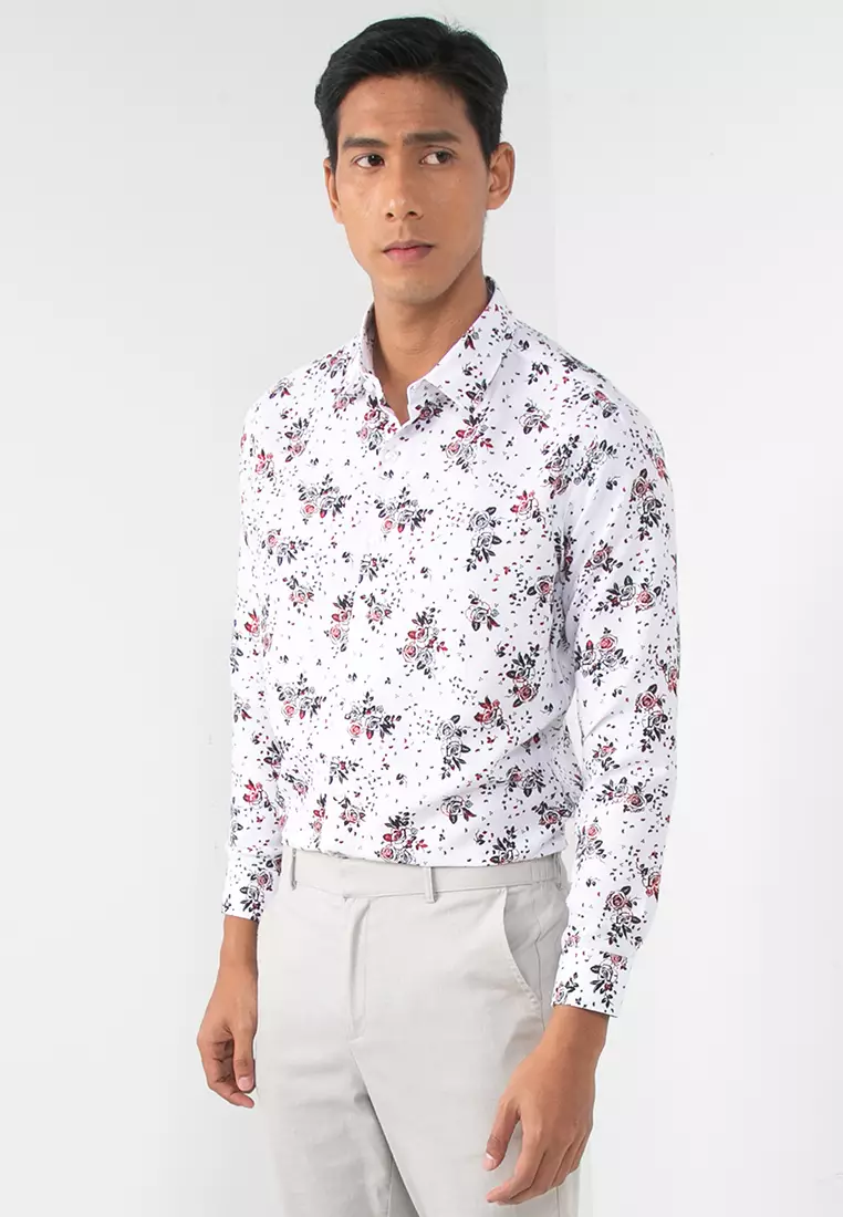 Floral top sleeve shirt