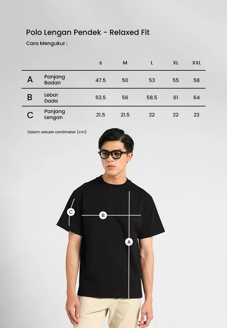 MANZONE - Kaos Lengan Pendek Pria Stan 02 Relaxed fit - White Colour White