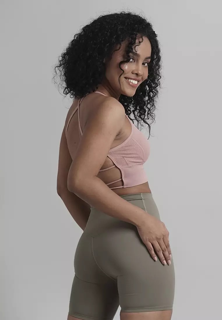 Core Collection: Lana Cross Back Seamless Sports Bra